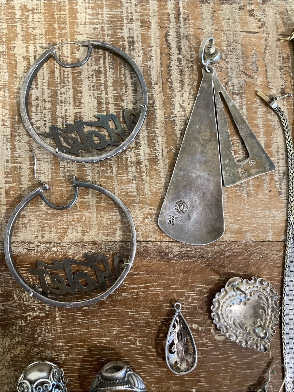 Broken Sterling Silver Jewelry Lot for Crafting - Picture 7 of 17